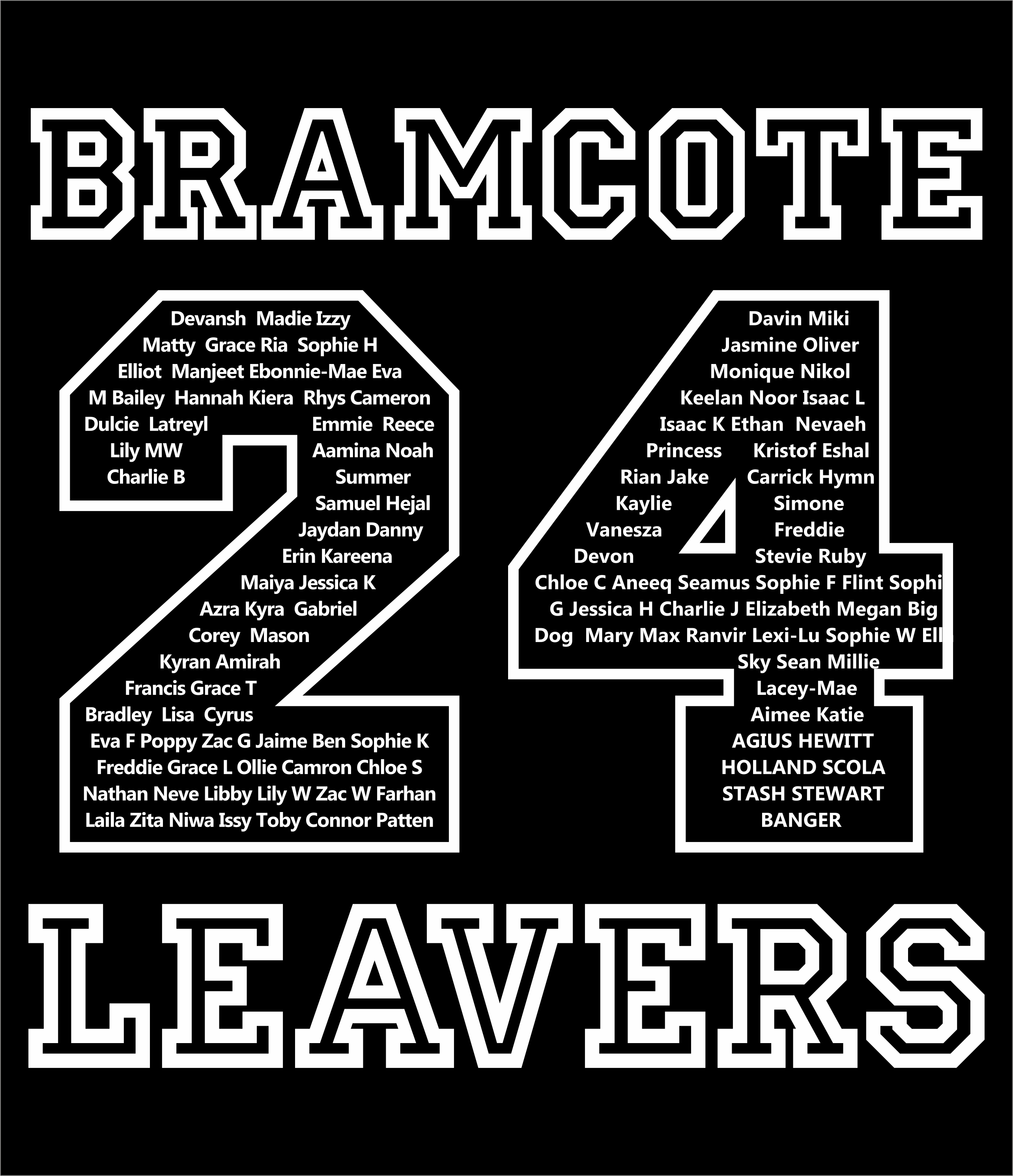 Bramcote College – Year 11 Leavers Hoodie Product Image